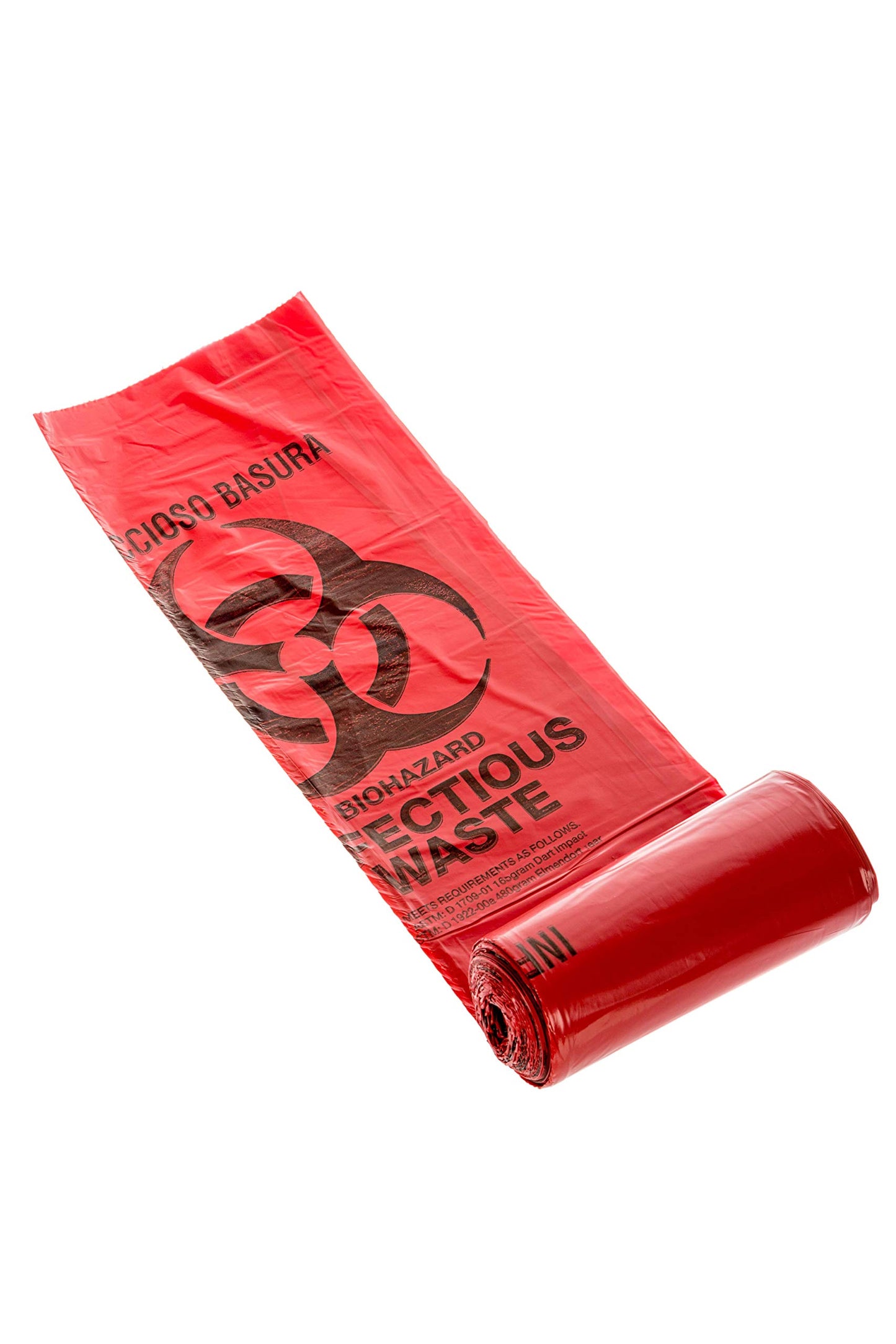 Tier 1 Biohazard Bags with X-Seal Burst Defense (Home use Approved) (40 Gallon) (20 Bags)