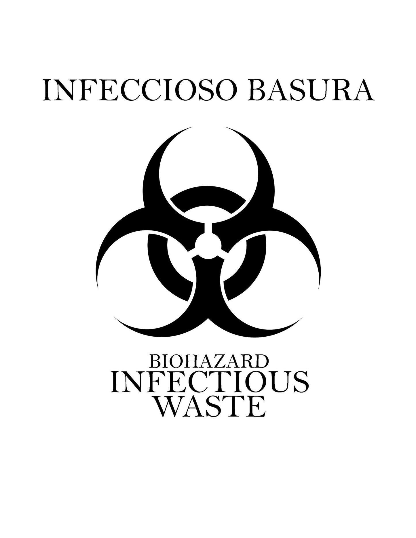 Oakridge Heavy Duty 10 Gallon Biohazard Waste Bags (Roll of 25) - Professional Grade