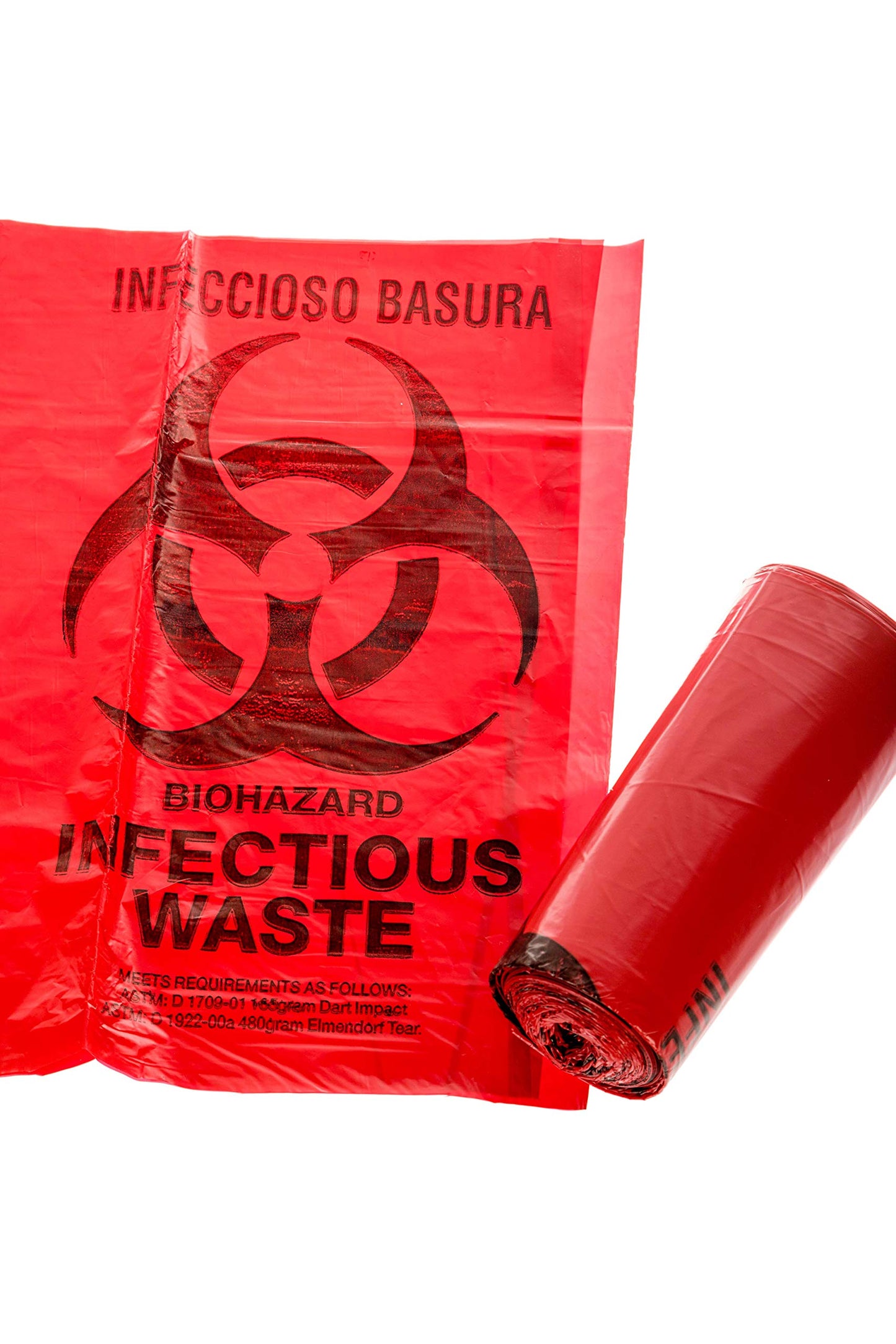 Tier 1 Biohazard Bags with X-Seal Burst Defense (Home use Approved) (40 Gallon) (20 Bags)
