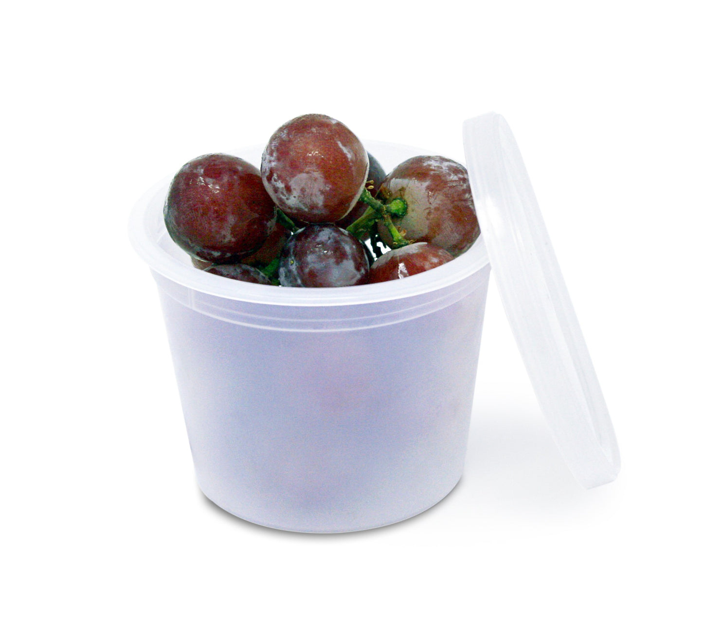 Deluxe 4oz Deli Food Storage Containers Designed for Fridge and Freezer (100 Pack)