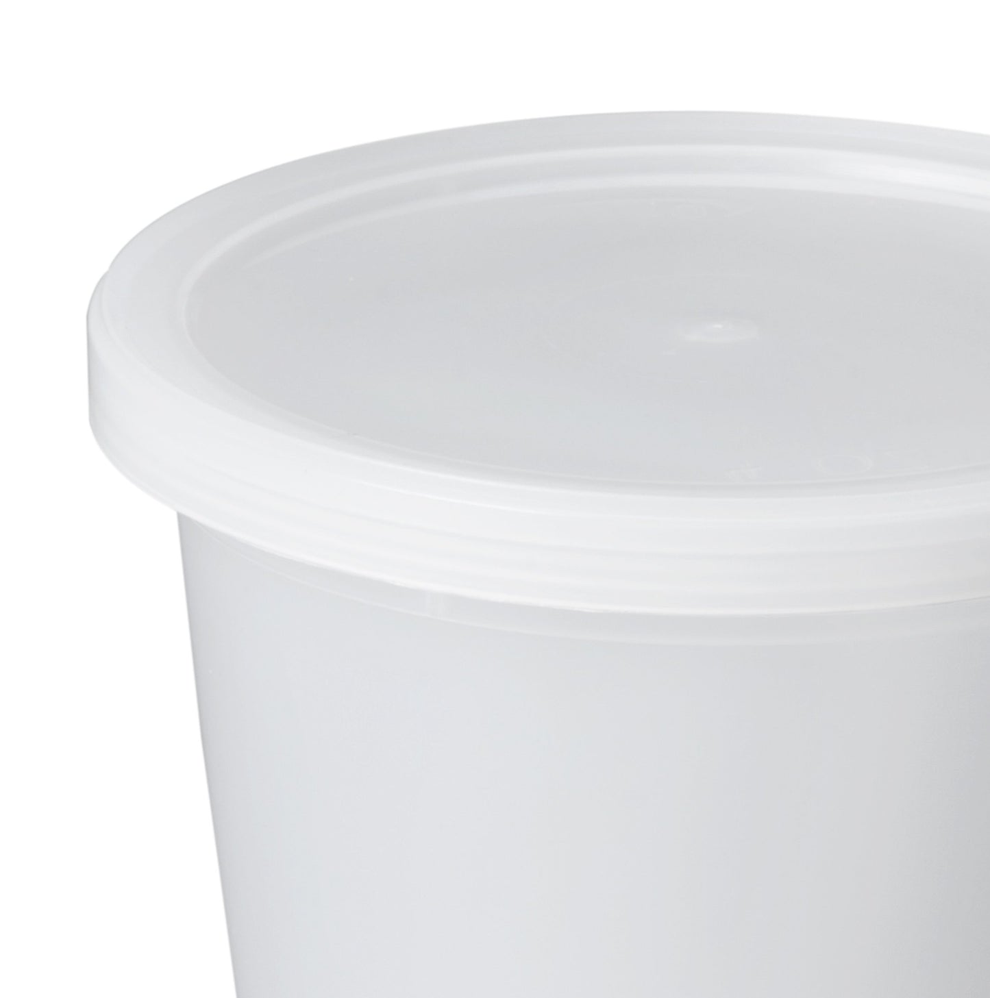 Bariatric Food Portioning Containers with Easy Secure Lids by OakRidge Products (4 Ounce) (50 Pack)