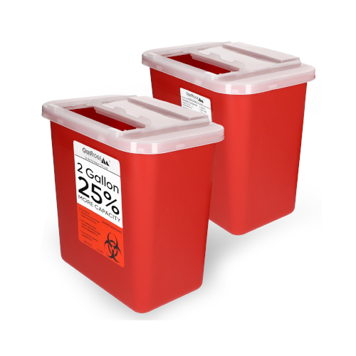 Oakridge Products Large Sharps Container for Home Use and Professional
