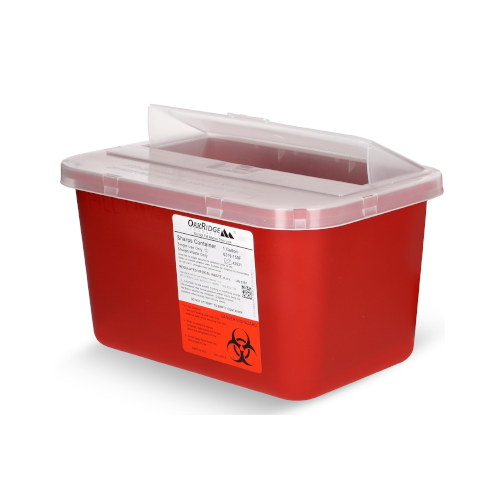 Oakridge Products Large Sharps Container for Home Use and Professional